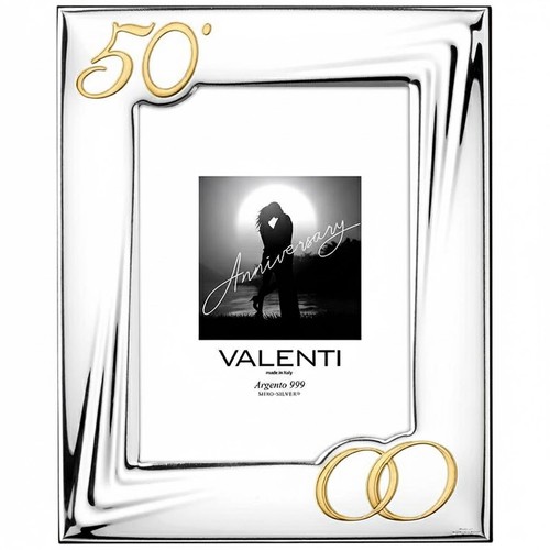 Cornice argento valenti - cornice, in