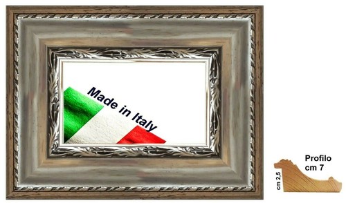 Cornice argento mistura - cornice,